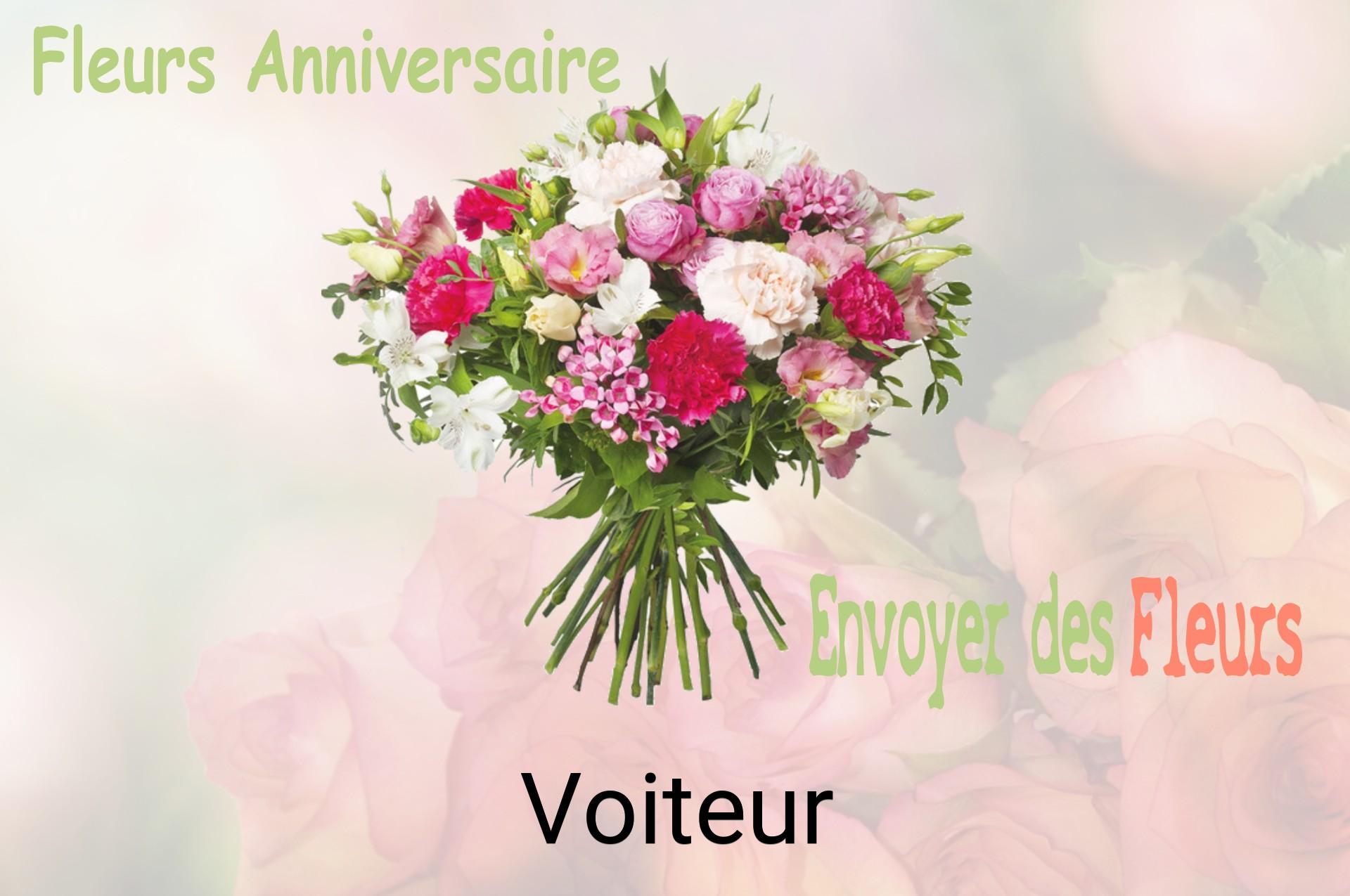 Bouquet de fleurs d’anniversaire livré à Voiteur
