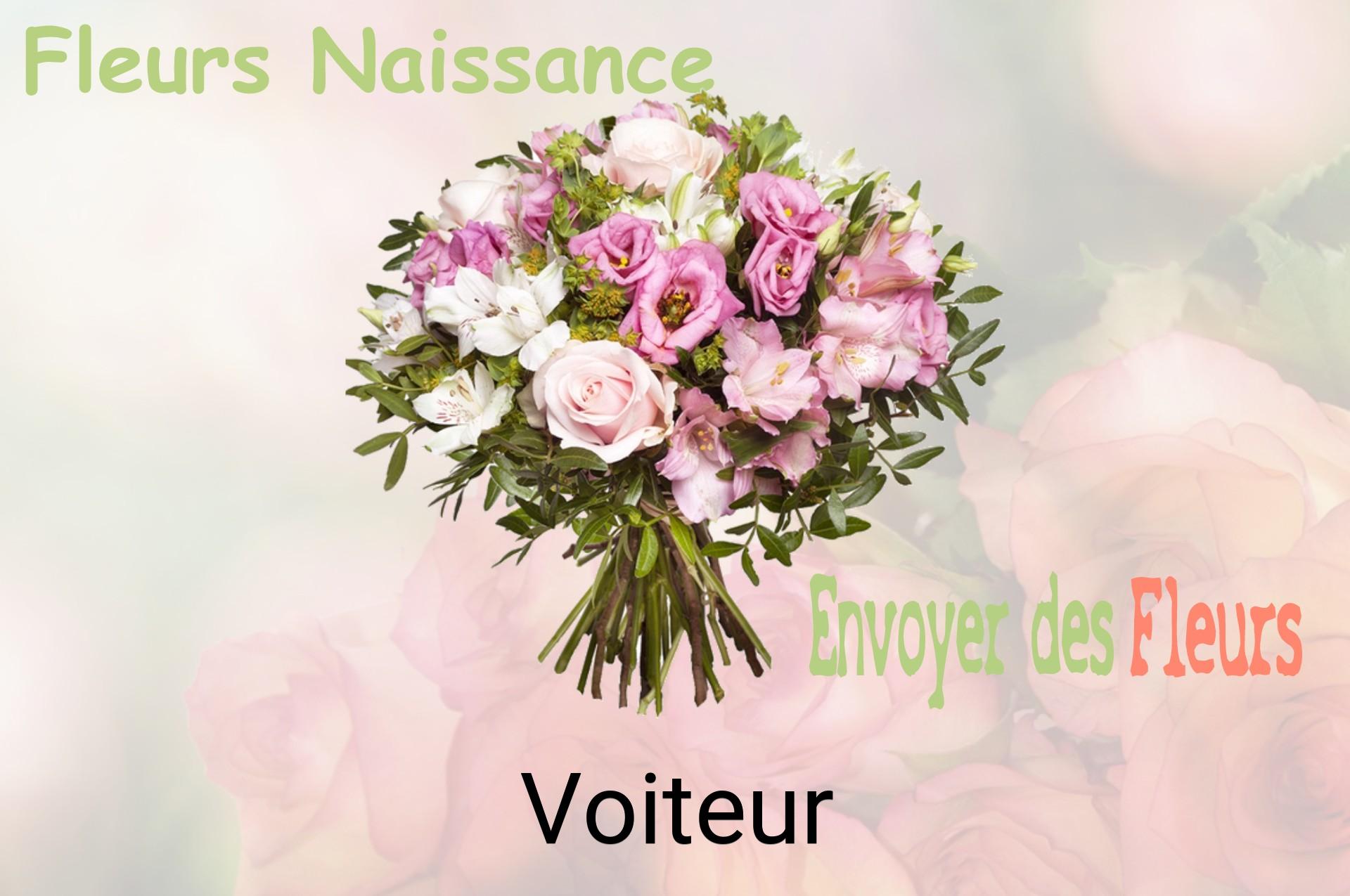 Bouquet de fleurs de naissance livré à Voiteur